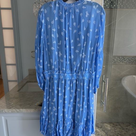 Shoshanna Breeze Blue Smocked Dress - Picture 5 of 16